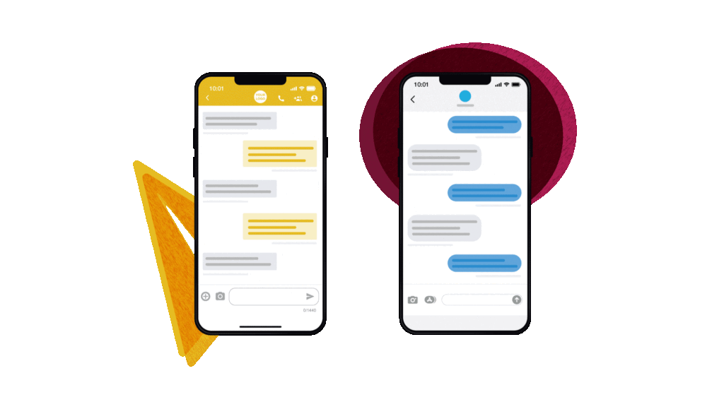 Mobile SMS GIF